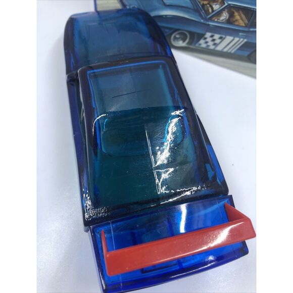 Vintage Avon Men’s Blue Stock Car Racer Decanter Aftershave 5 fl oz. 95% Full - Picture 11 of 14